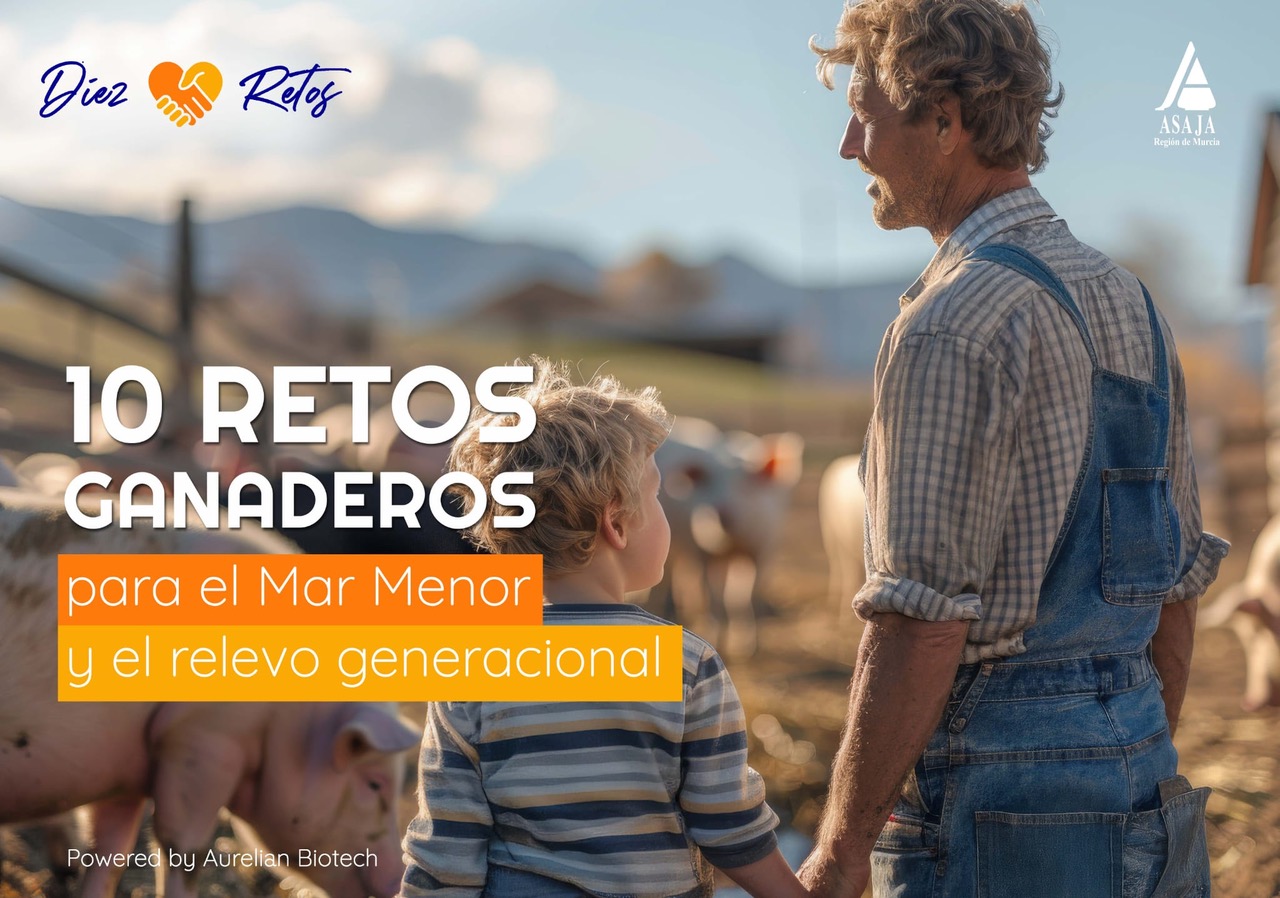 Cartel del plan estratégico 'Diez Retos' de Asaja.