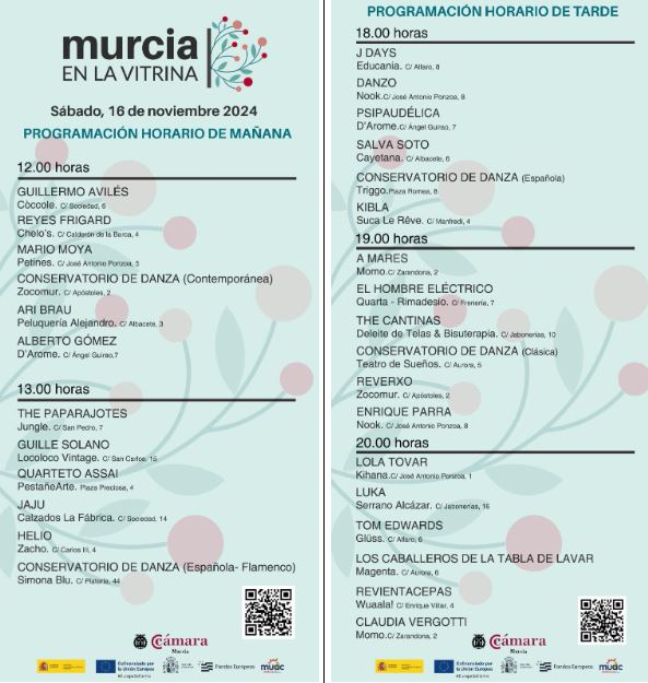 Programa de 'Murcia en la Vitrina'. (Cámara de Murcia)