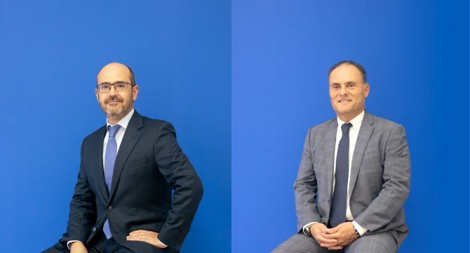 Pedro Tavares da Mata, nuevo director comercial y de marketing de Vidal Golosinas, y José Antonio Fernández López, nuevo director de ventas internacionales. (Vidal Golosinas)