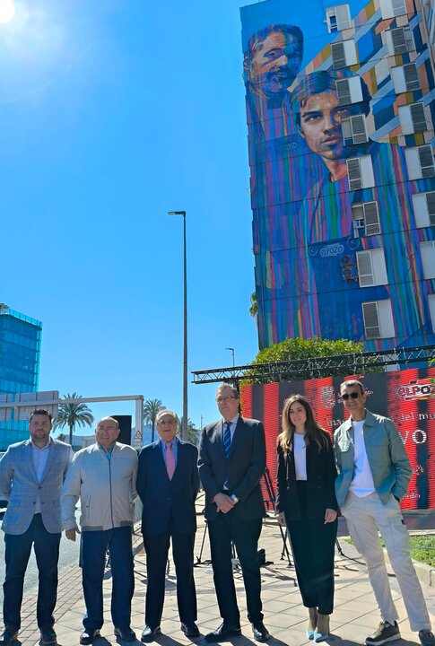 Mural ‘El Relevo’. (El Pozo Alimentación)