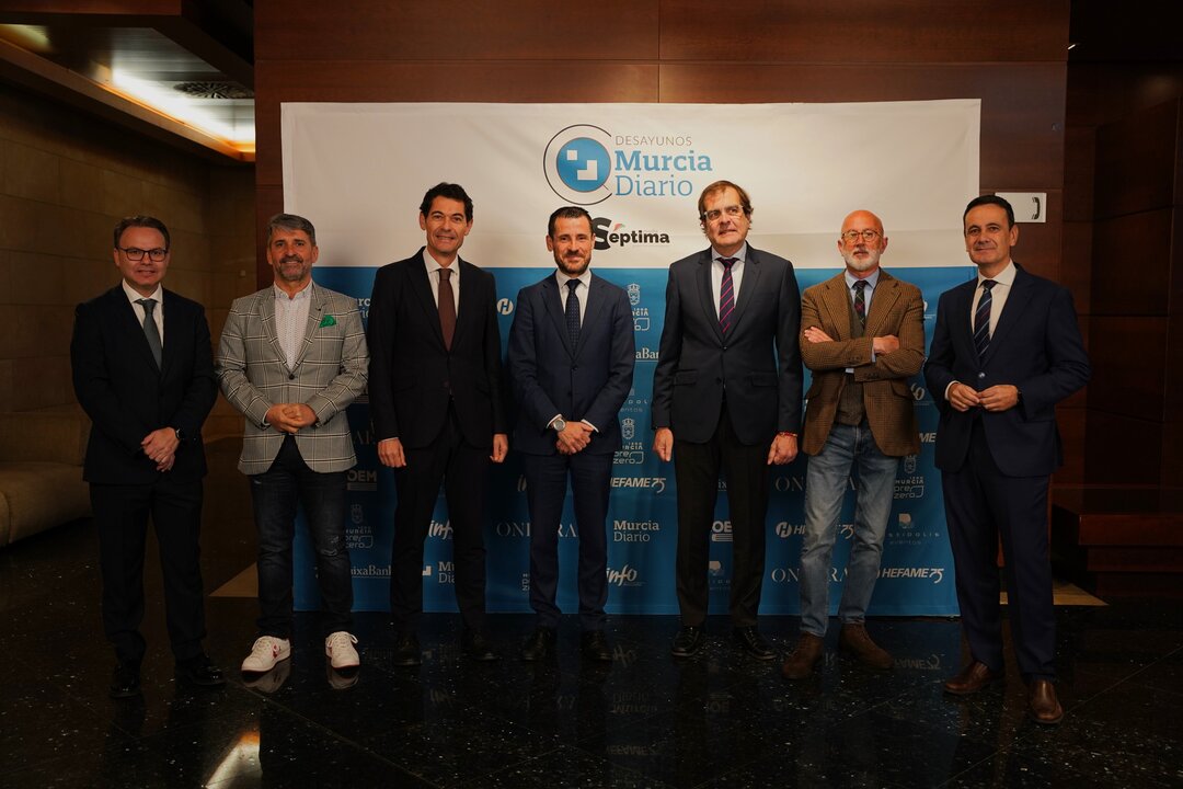 Imagen previa al Desayuno de Murcia Diario. (Raúl Alcántara)