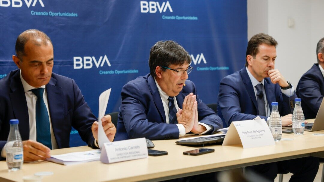 Presentación del informe ‘Situación Murcia 2025’ de BBVA Research. (BBVA)