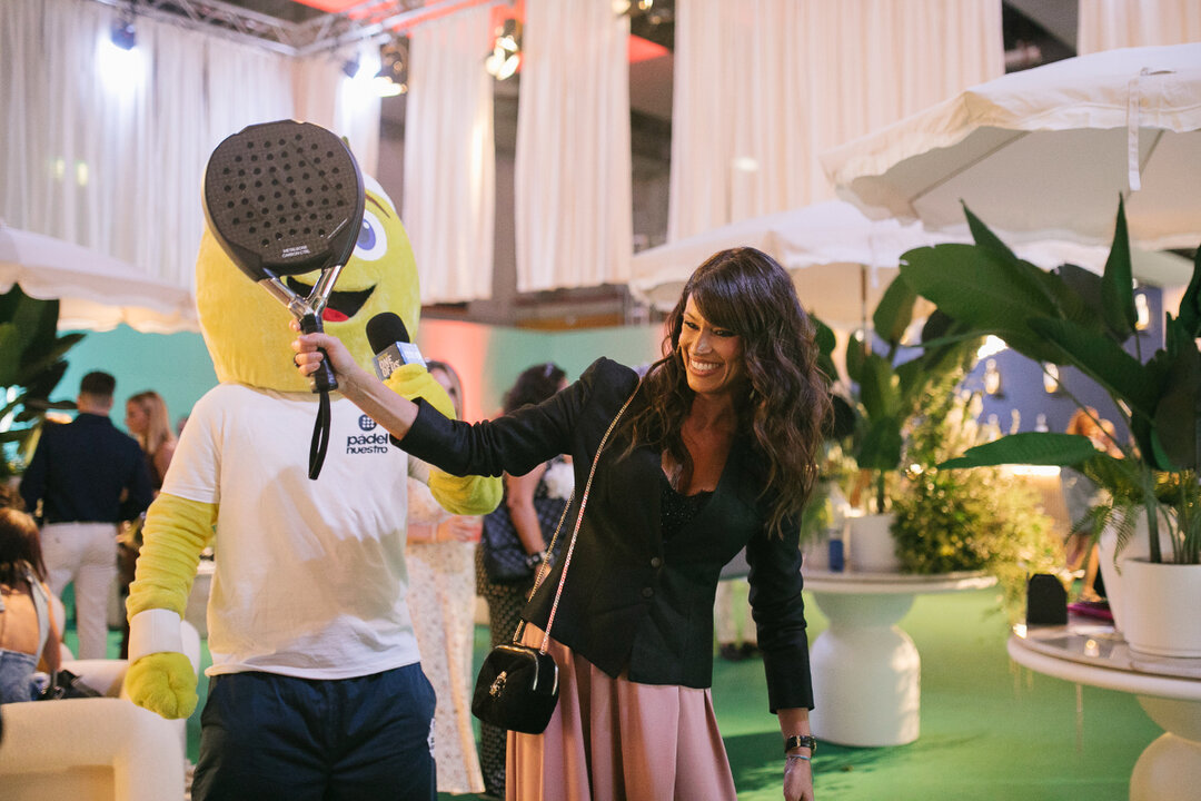 Momento divertido del evento