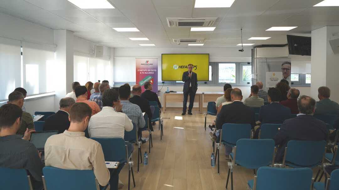 Un momento del evento de Innoventures Capital en Hefame. (Innoventures Capital/Twitter)