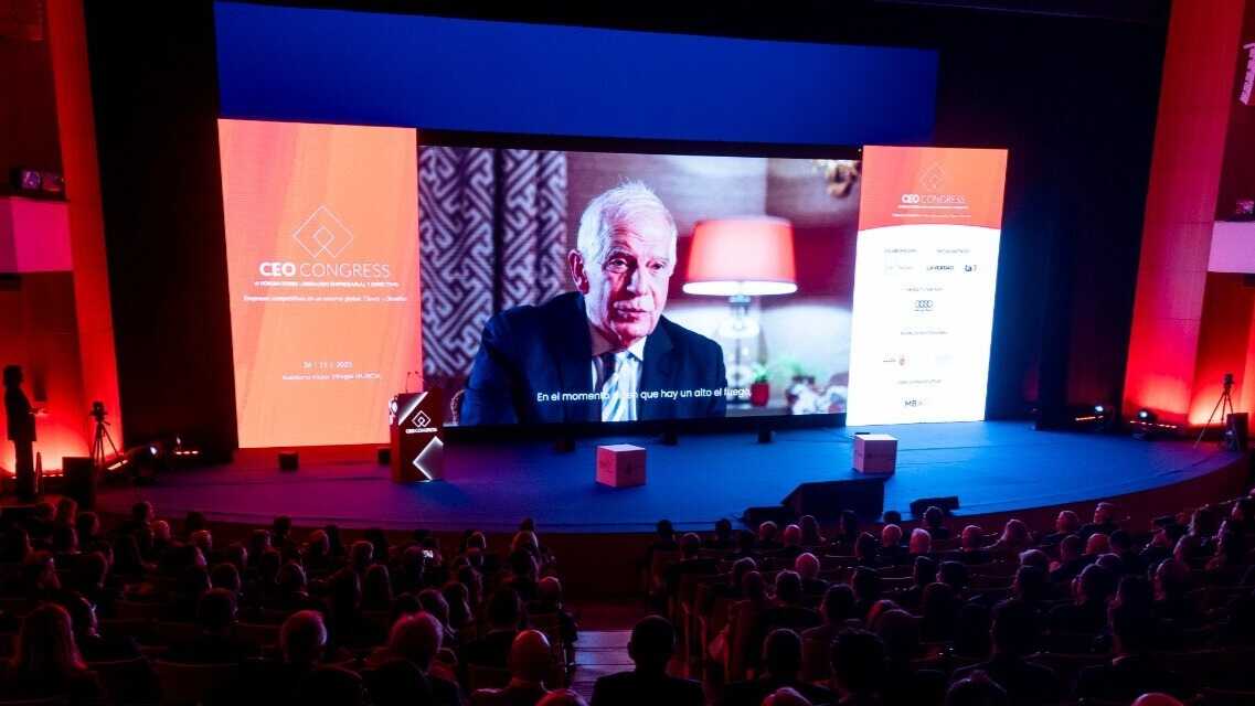 Intervención de Josep Borrell en el CEO Congress. (CEO Congress)
