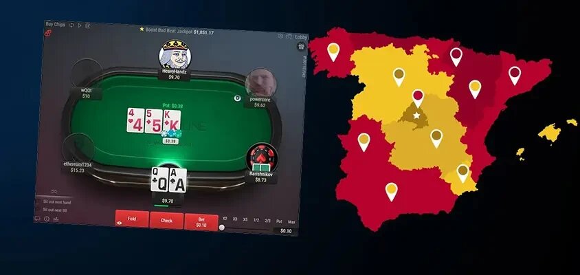 Actualmente, el Póker online en España está fuertemente regulado y cuenta con liquidez compartida