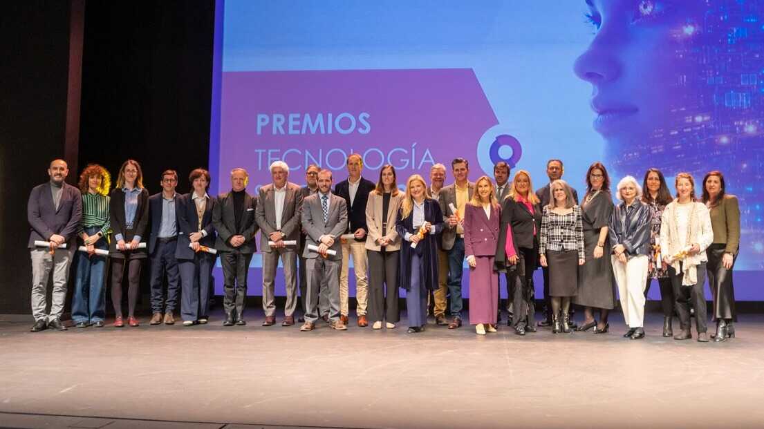 Ganadores de la segunda edición de los Premios Tecnología Social de la Fundación Tecnología Social. (Agencia Weekend)