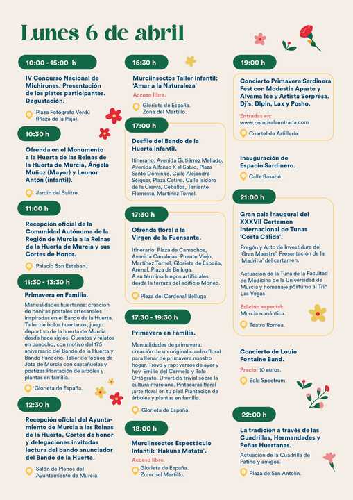 Fiestas de Primavera 2026