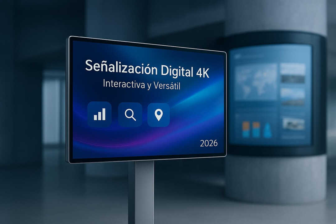 Las pantallas informativas actuales están pensadas para un uso continuo y profesional