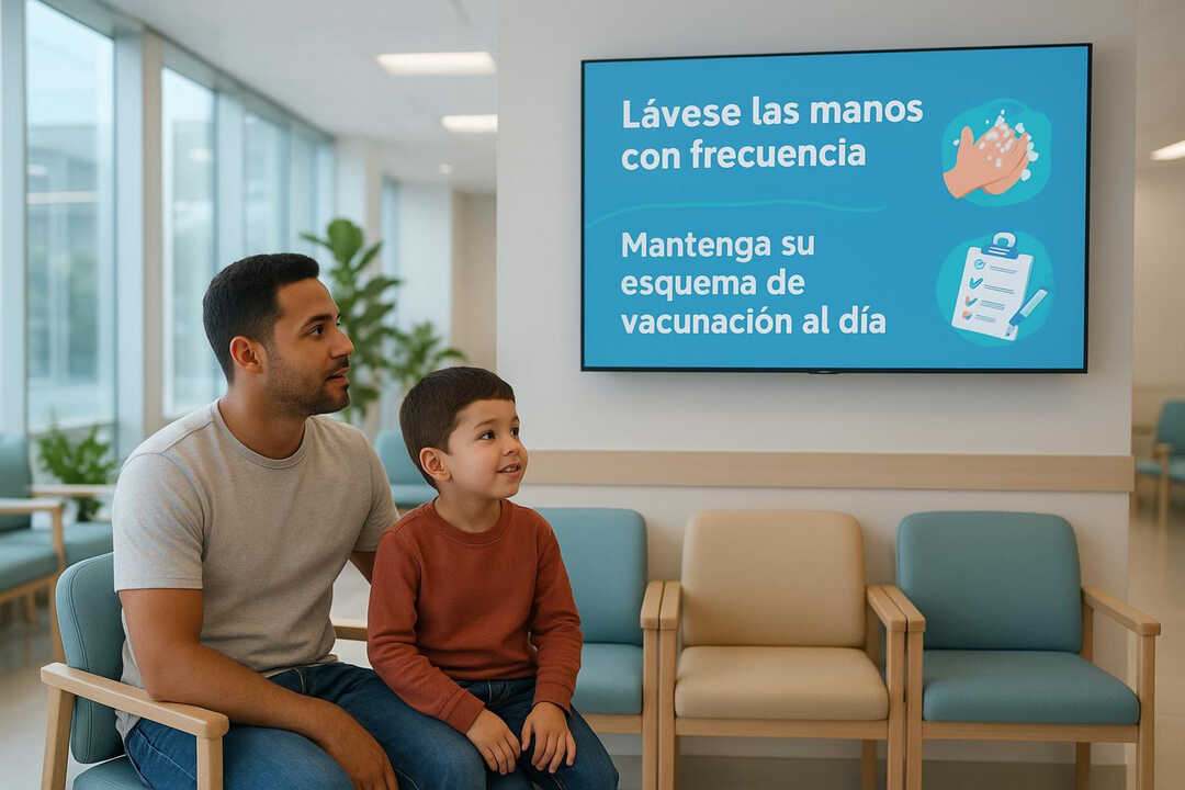 Señalización digital en salas de espera