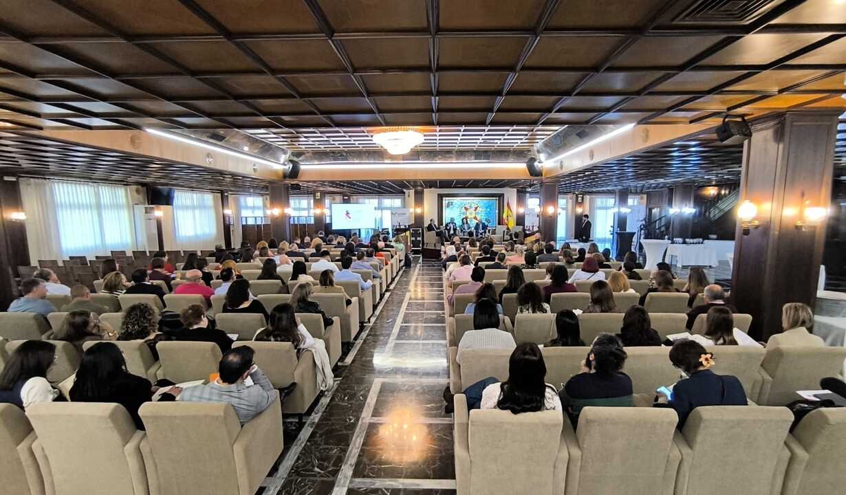 Una panorámica durante la jornada ‘Formación, empleo y colaboración público-privada’, organizada por CECAP en Cartagena. (JR Comunicación y Protocolo)