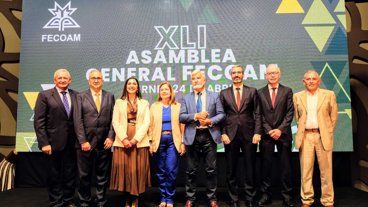 Imagen de familia durante la XLI Asamblea de Fecoam. (Fecoam)
