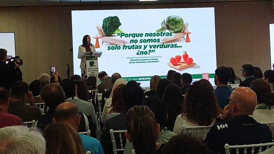 La consejera Sara Rubira durante la Asamblea de +Brócoli. (CARM)