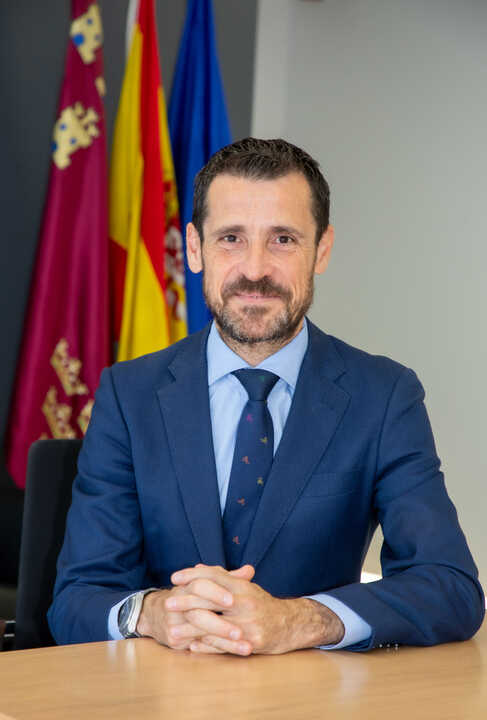 Carlos San Martín, director del Aeropuerto Internacional de la Región de Murcia. (Aena)