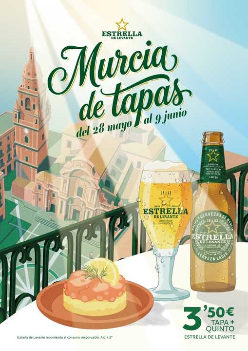 Cartel de la nueva edición de 'Murcia de Tapas'. (Estrella de Levante)