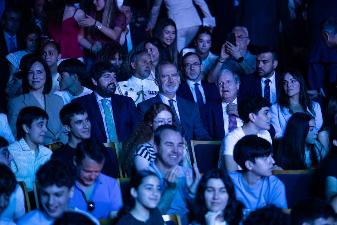 Su Majestad el Rey el pasado martes durante el Congres Fest