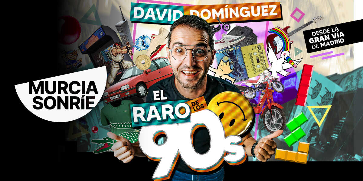 David Domínguez, con ‘El Raro de los 90’